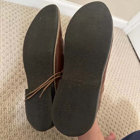 Steve Madden Harken Cognac Leather Chukka Boots Size 11.5 - Picture 5 of 6